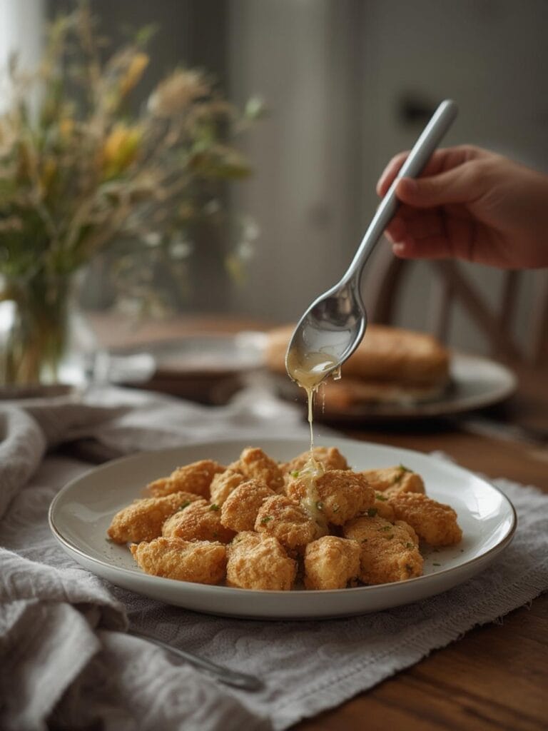 cornstarch frying chicken