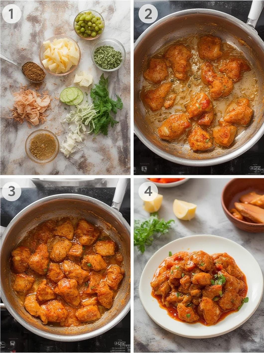 Tossing chicken in hot honey sauce