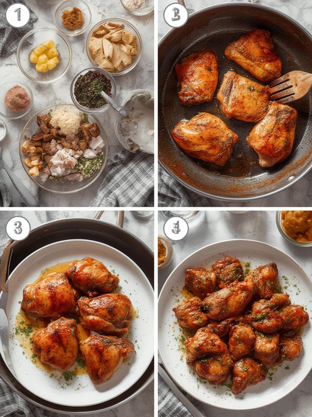 Seasoning chicken thighs for smoking