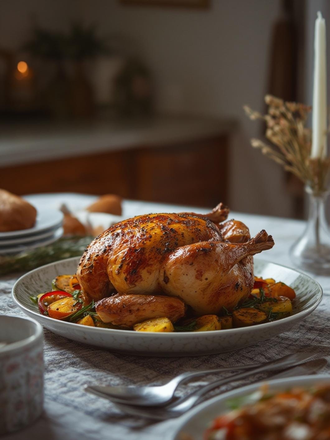 spatchcock chicken roasting time