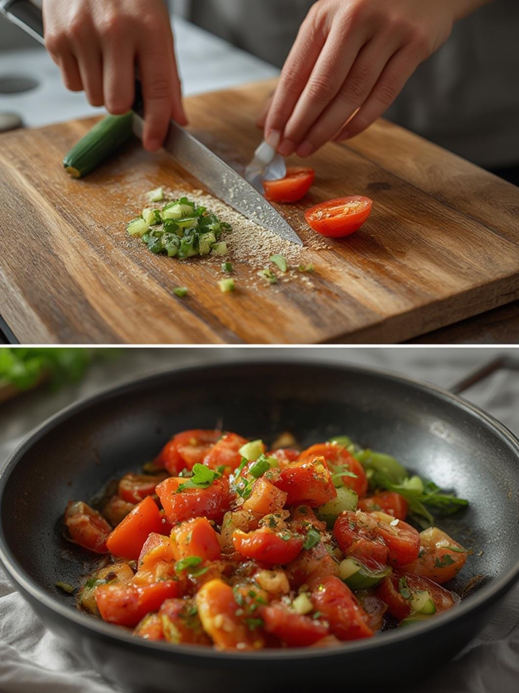 Soggy cucumber salad ingredients