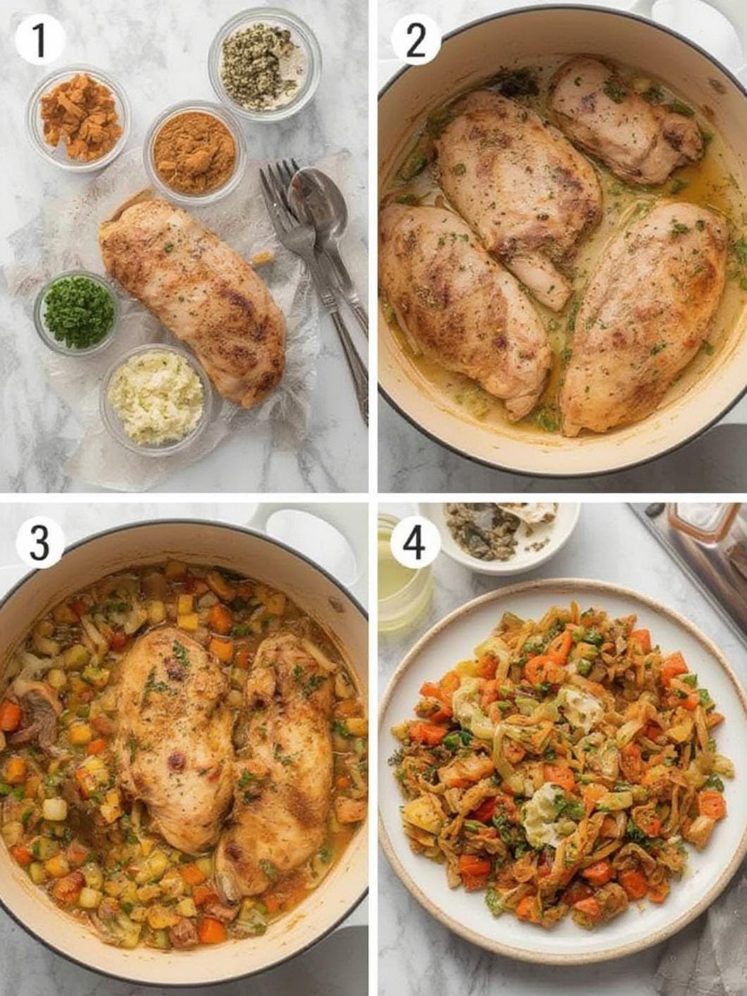 Step-by-step chicken breast baking guide